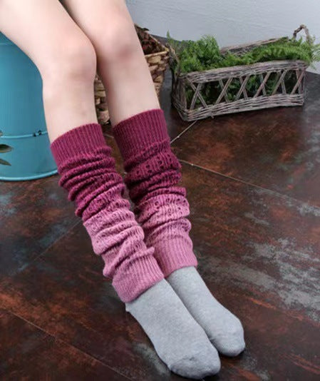 Winter Fashion Gradient Soft Sock Women